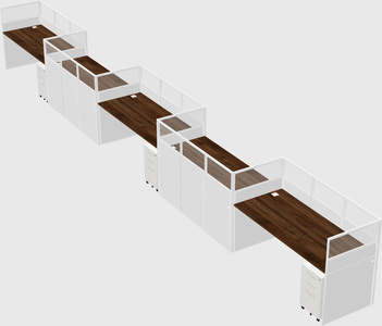 Rectangular cubicles