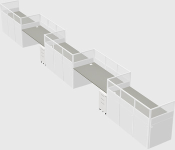 Rectangular cubicles