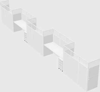 Rectangular cubicles
