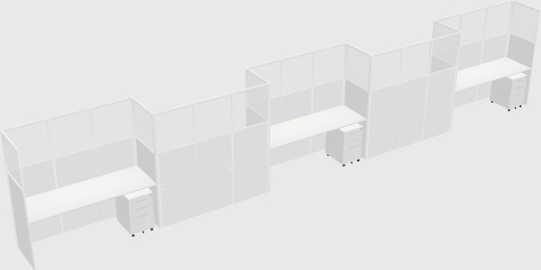 Cabines rectangulaires