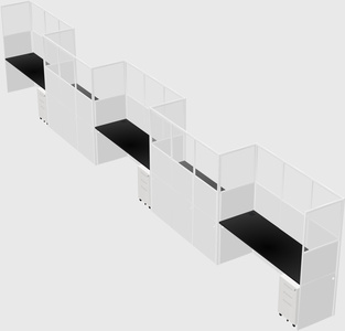 Cabines rectangulaires