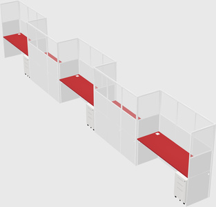 Rectangular cubicles
