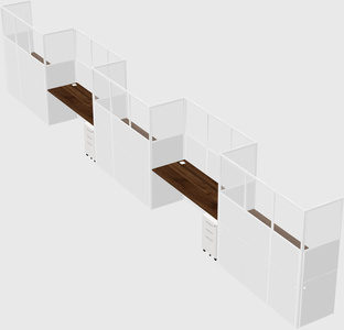 Rectangular cubicles