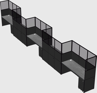 Rectangular cubicles