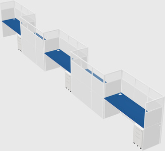Rectangular cubicles