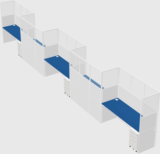 Rectangular cubicles