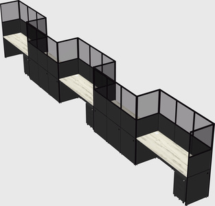 Rectangular cubicles