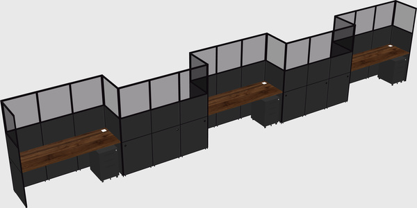 Rectangular cubicles