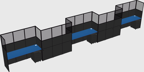 Rectangular cubicles