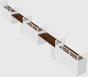 Rectangular cubicles