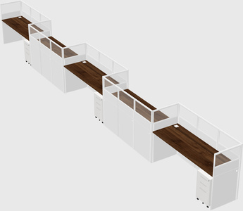 Rectangular cubicles