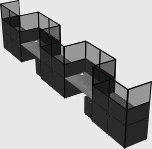 Rectangular cubicles