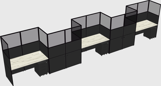 Cabines rectangulaires
