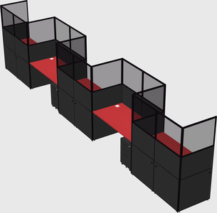 Rectangular cubicles