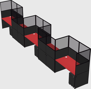 Rectangular cubicles