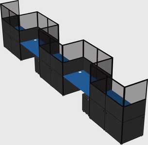 Rectangular cubicles