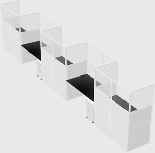 Rectangular cubicles