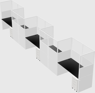 Rectangular cubicles