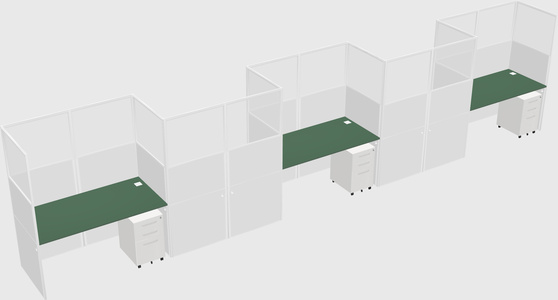 Cabines rectangulaires