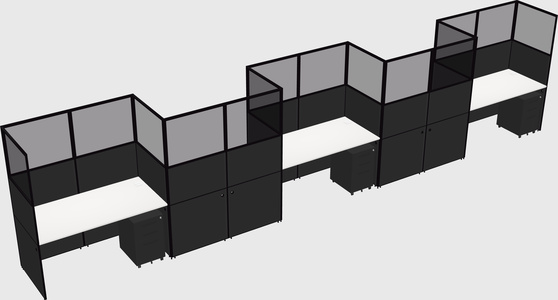 Rectangular cubicles