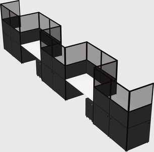 Rectangular cubicles