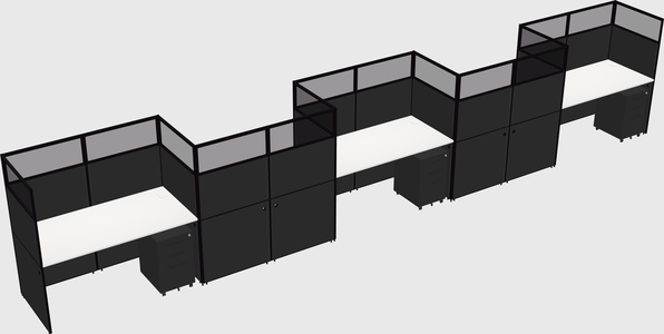 Rectangular cubicles
