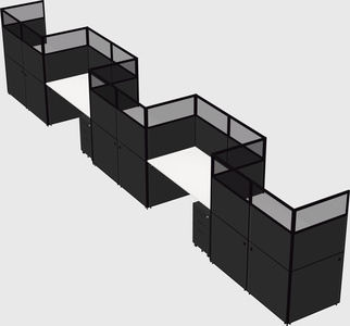 Rectangular cubicles