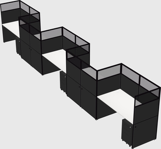Rectangular cubicles