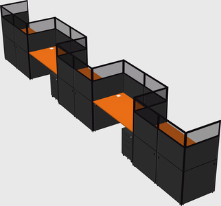 Rectangular cubicles