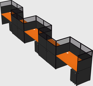 Rectangular cubicles