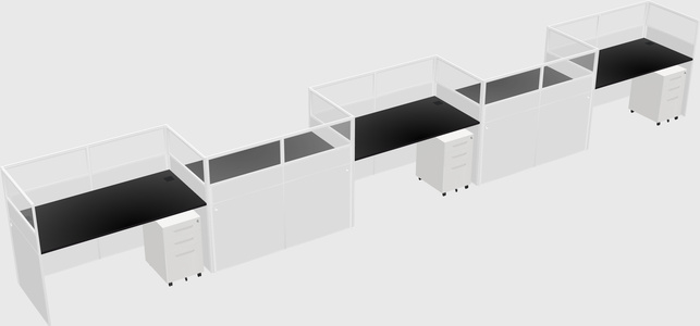 Cabines rectangulaires