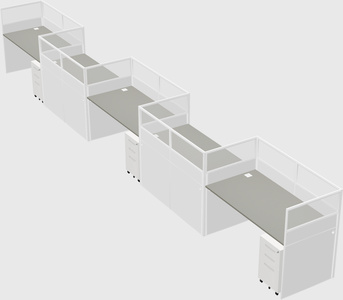 Rectangular cubicles