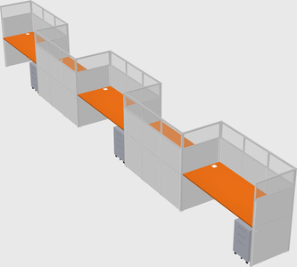 Rectangular cubicles