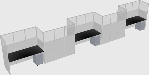 Cabines rectangulaires