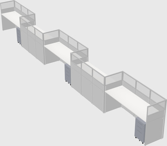 Rectangular cubicles