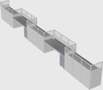 Rectangular cubicles