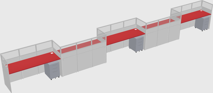 Cabines rectangulaires