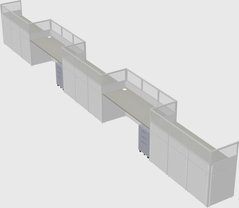 Rectangular cubicles