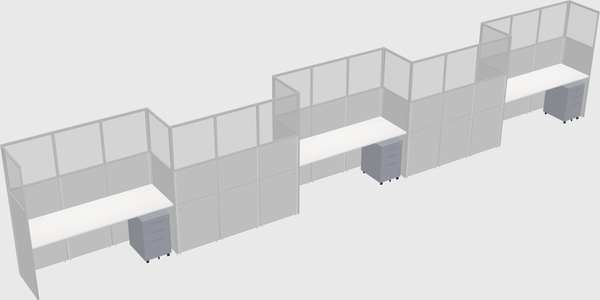 Cabines rectangulaires