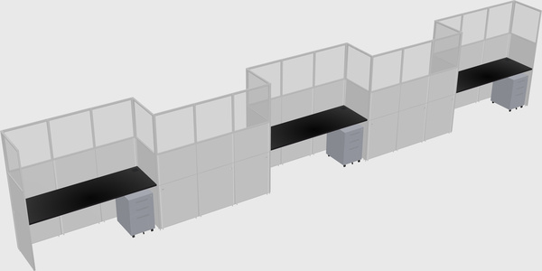 Cabines rectangulaires
