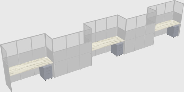 Cabines rectangulaires