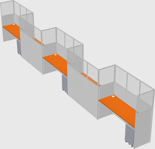 Rectangular cubicles