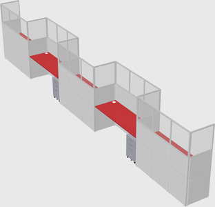 Rectangular cubicles