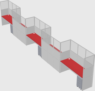 Rectangular cubicles