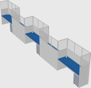 Rectangular cubicles