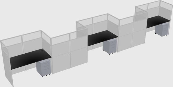 Cabines rectangulaires