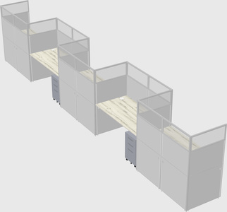 Rectangular cubicles