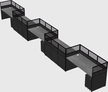 Rectangular cubicles