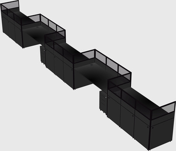Rectangular cubicles
