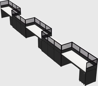 Rectangular cubicles